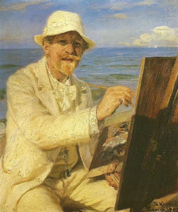 selvportrat, Peder Severin Kroyer